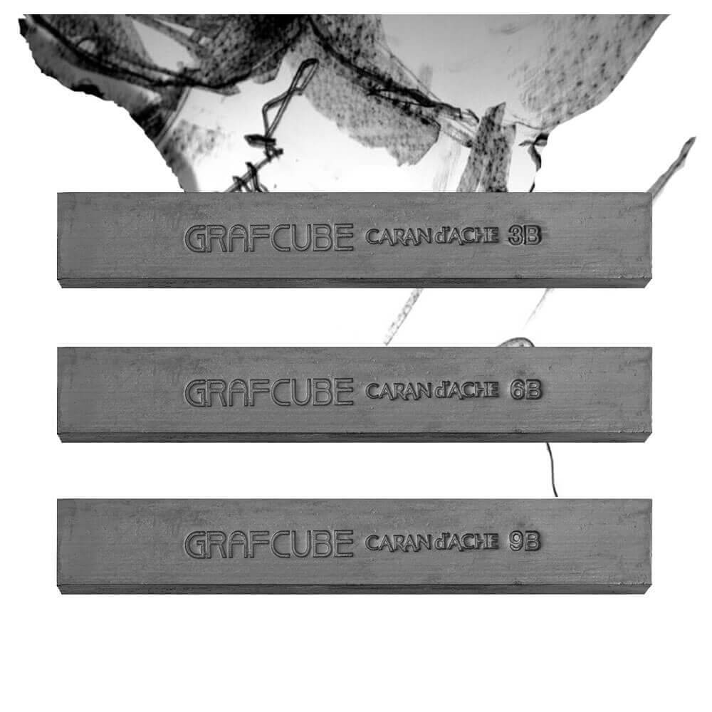 Caran d'Ache Grafcube 15mm Graphite Sticks